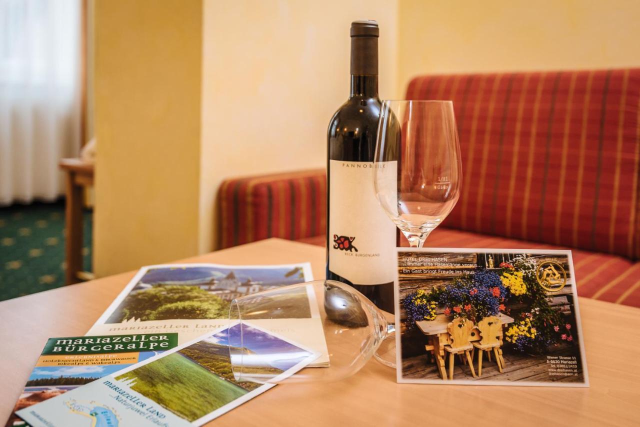 Hotel Drei Hasen Mariazell Bagian luar foto